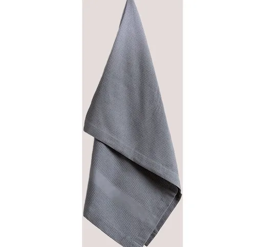 Asciugamano in cotone Yara Grigio Antracite 75 x 150 cm - Grigio Antracite 75 x 150 cm - S...