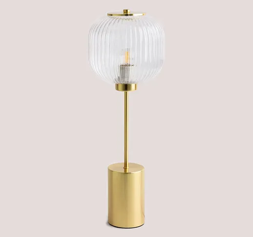 Lampada da tavolo in vetro Kaliner Trasparente - Trasparente 25 cm - Sklum