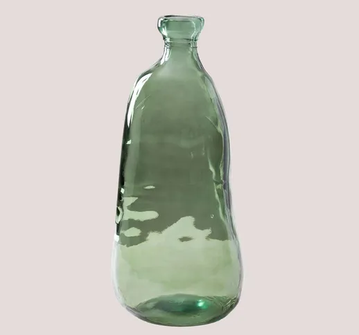 Vaso in vetro riciclato 50 cm Boyte Verde Felce - Verde Felce