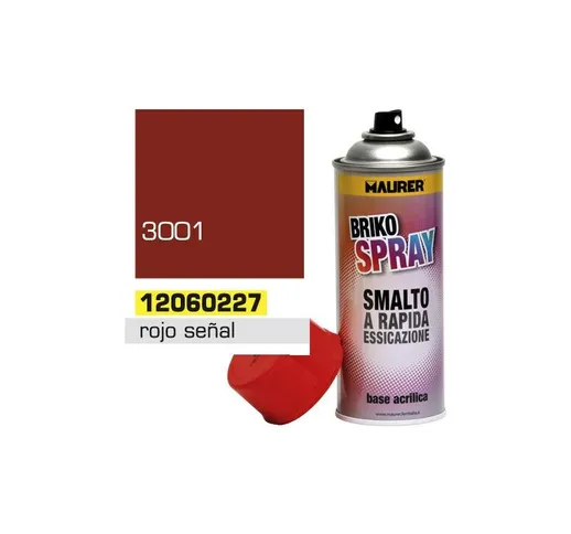 Vernice spray rosso segnale 400 ml.