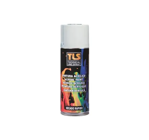Smalto acrilico brillante spray TLS Rosso fuoco Ral 3000 400 ml