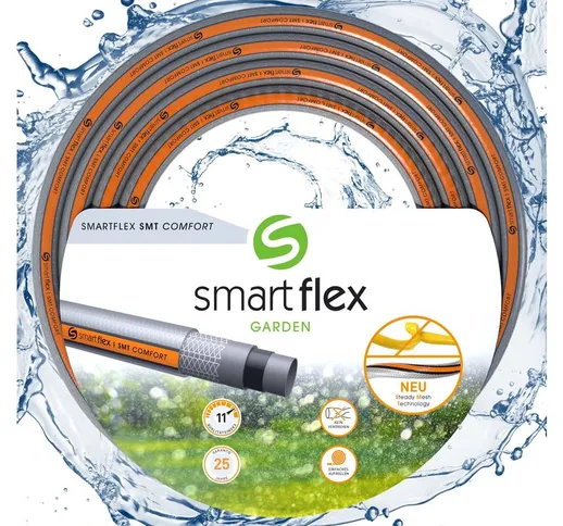 Wiltec - SMARTFLEX SMT Confort Tubo flessibile da giardino che non si attorciglia 25m Ø25m...