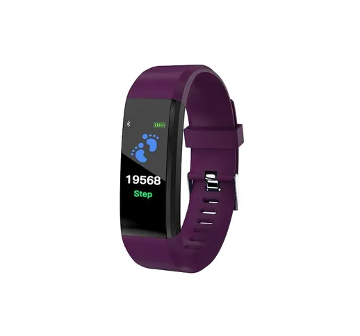 SmartWatch Bluetooth cardiofrequenzimetro LKM Security Viola LKM-OSG115PR - Viola