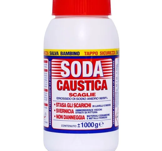 Soda Caustica 99% di Sodio a Scaglie - 1kg