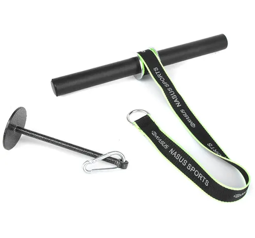 Sollevamento pesi Handle Bar + manubri Staffa Set polso Roller Fitness manubri braccio Ese...