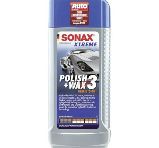 Sonax Sn 1837503 Lucidanti 202 100 Wax Xtreme Discreto E Nr 3, 250 Ml (A 6)