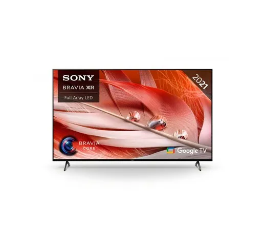 BRAVIA XR65X90J Smart Tv 65 pollici, Full Array, 4k Ultra HD LED, HDR, con Google TV (Nero...