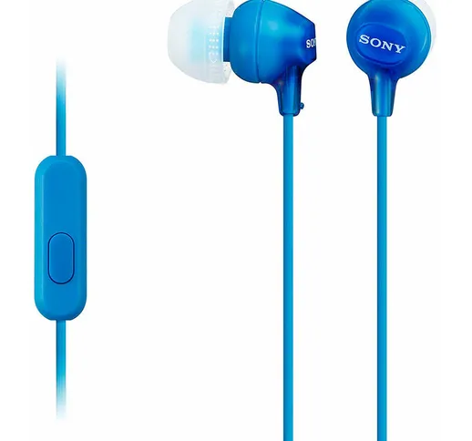  mdr-ex15ap blu cuffie in-ear comode e leggere da 8hz a 22 khz diaframma 9mm
