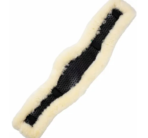 Guscio corto per sottopancia in gel con rivestimento in lana : L (70 - 80 cm), Marrone