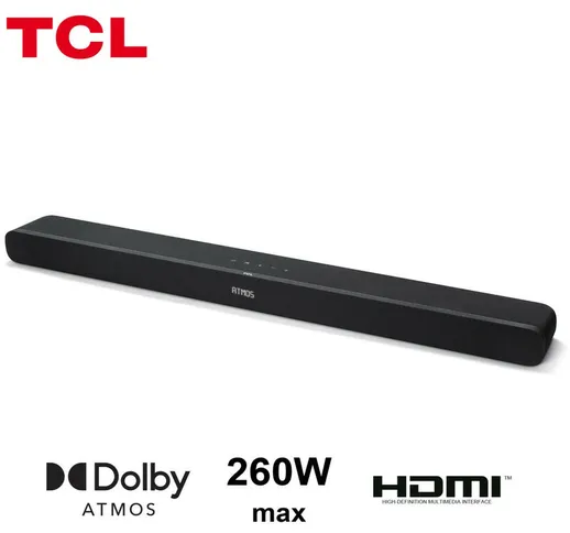 Soundbar TS8111 Dolby Atmos 2.1 con Subwoofer integrato per TV & Wireless Bluetooth - 