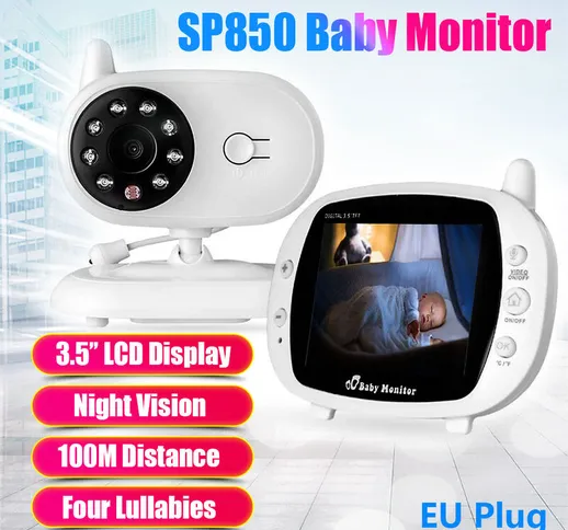 SP850 Video Baby Monitor Wireless Wifi Camera 3.5 pollici Display LCD Bidirezionale Audio...