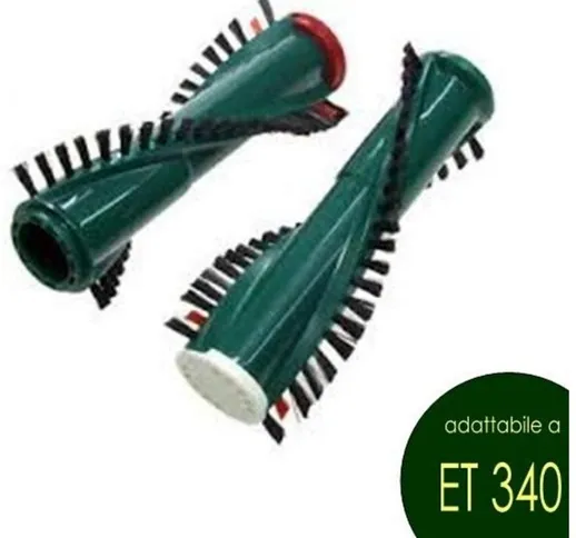 Vorwerk-compatibili - spazzole KIT Rulli dx e sx Battitappeto FOLLETTO ET340 EB350 EB351