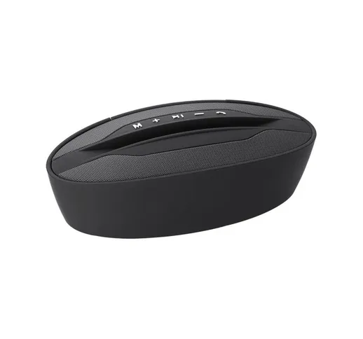 Trade Shop - Speaker Cassa Bluetooth Mp3 Vivavoce Led Microsd Usb Tf Radio Fm Mu-x99