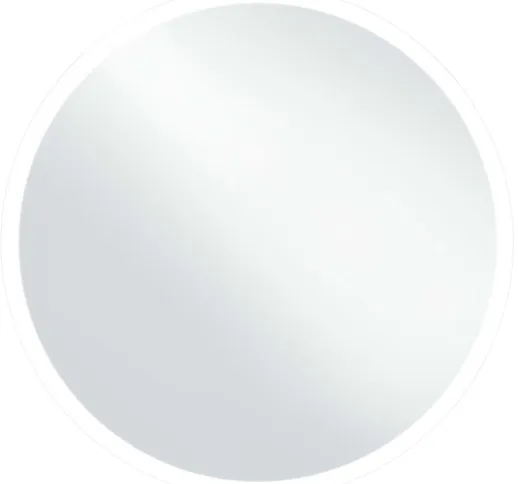 vidaXL Specchio a LED per Bagno 70 cm - Argento