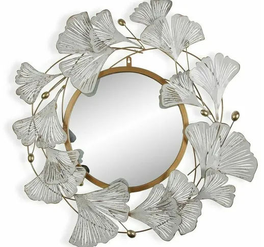 Specchio da parete Versa Specchio Metallo (70 x 2 x 70 cm) (2,25 x 30 x 70 cm)