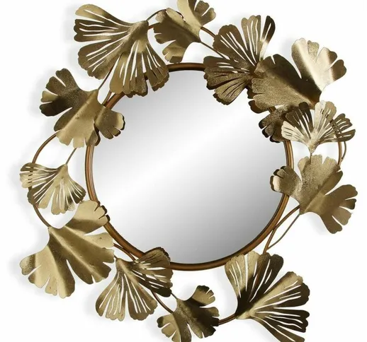 Specchio da parete Versa Specchio Metallo (1,75 x 29,75 x 70 cm) (72 x 2 x 72 cm)