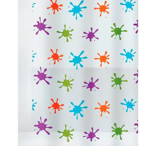 Tenda da Doccia, Multicolore 180 cm x 200 cm - Spirella