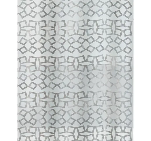 Tenda per Doccia in peva, 180 x 200 cm, Argento - Spirella