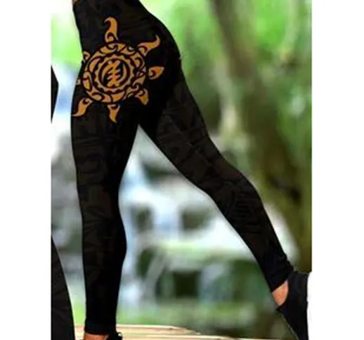 Spot nuova vendita calda linea tridimensionale stampa yoga attillato esercizio fitness cor...