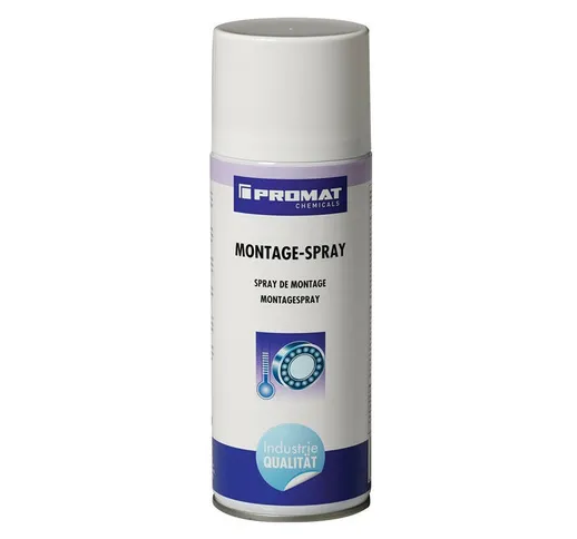 Spray di montaggio Bomboletta spray giallastra da 400 ml PROMAT CHEMICALS (Per 12)