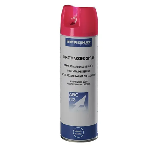 Spray demarcatore forestale rosa neon Bomboletta spray da 500 ml PROMAT CHEMICALS (Per 6)