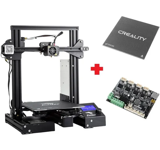 Mohoo - Stampante 3D Creality Ender-3Xs Pro Versione personalizzata 220 x 220 x 250 mm End...