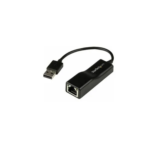  Adattatore USB 2.0 a Ethernet (RJ45) - Scheda di rete LAN Esterna USB2.0 a Ethernet 10/10...