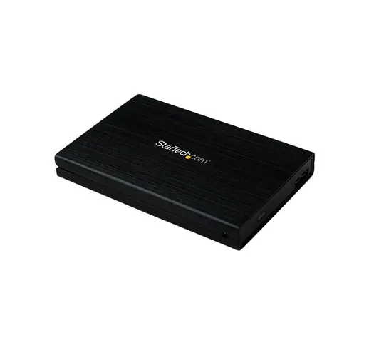 Box Esterno HDD per disco rigido SATA III 2.5' USB 3.0 con UASP in alluminio con cavo inco...
