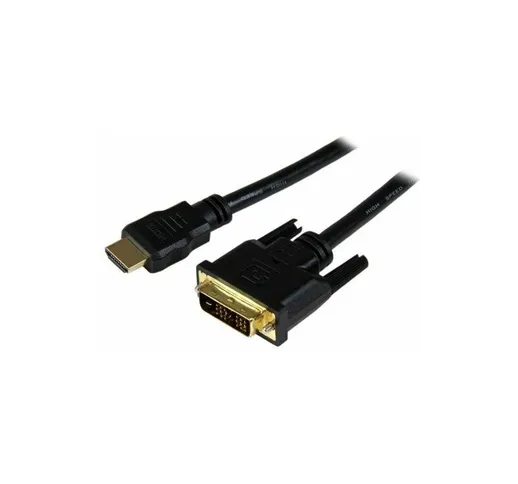 .com Cavo adattatore HDMI a DVI-D da 150 cm - Cavo connettore presa HDMI a presa DVI Masch...