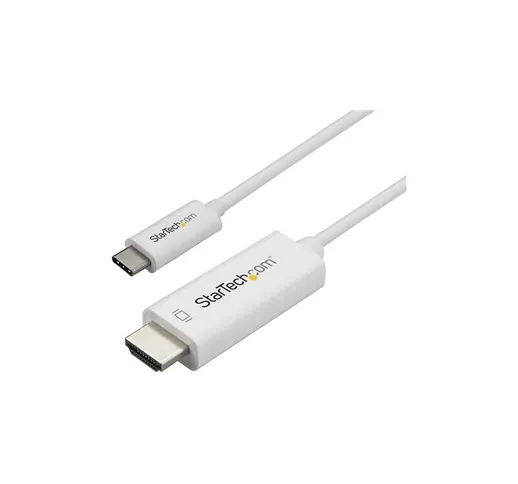 Cavo HDMI a USB-C da 1m - Cavetto USB 3.1 Tipo C a HDMI - 4k a 60Hz - Bianco - Startech.co...