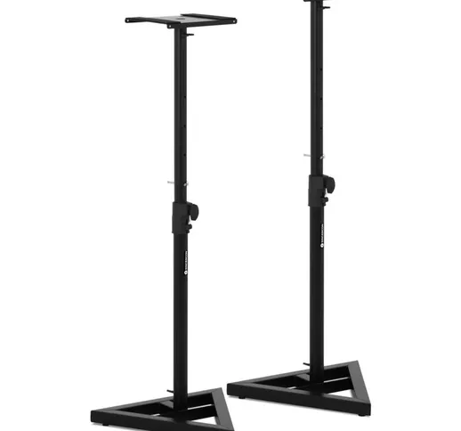 Stativi Per Casse 1 Paio 40 kg Supporti Porta Casse Acustiche Aste 83 - 115 cm