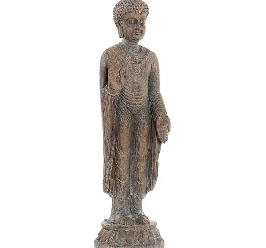 Statua Decorativa Resina Buda (14 x 14 x 51 cm) - Dkd Home Decor