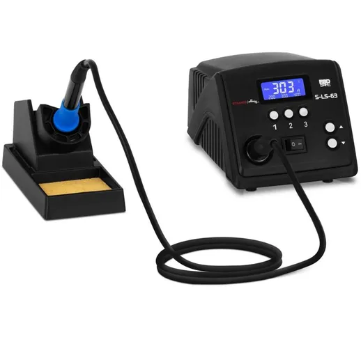 Stazione Saldante Digitale Con Saldatoio E Supporto 100 Watt 150 - 450 °C LCD