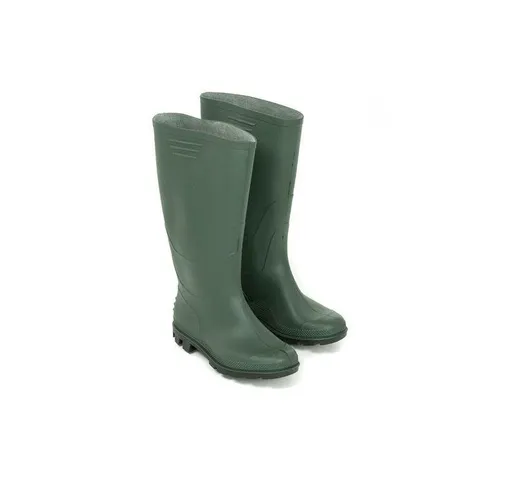 Fraschetti - Stivali impermeabili alti altezza ginocchio in PVC verde, con suola antiscivo...