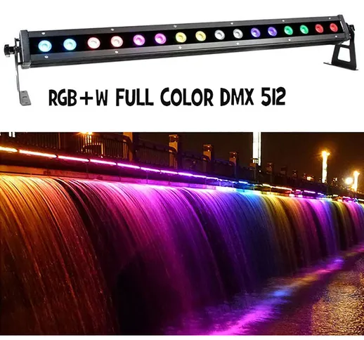 Street bar LED 128W barra multicolore RGB 3000K effetti luce edifici DMX512 IP65