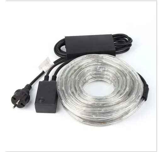 Greaden - Stringa luminosa a LED / tubo 240 LED luminosi bianchi da 10 metri confezione 1...