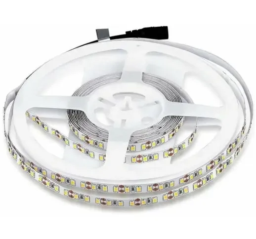 V-tac - strip striscia led 12 v 5 metri smd 3528 120 led IP20 36W 3000 LM-Fredda