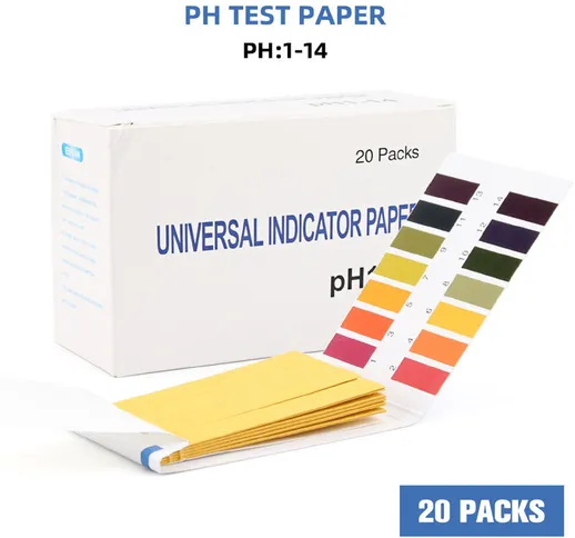 Strisce reattive PH 1600 strisce Carta reattiva professionale universale PH 1-14 per il mo...