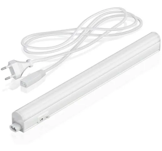 Striscia LED sotto i mobili T5 30cm 4W opale Temperatura di colore Bianco Neutro - Bianco...