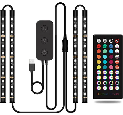 Striscia LED, striscia LED Bluetooth, utilizzata da APP, 22 m [accendisigari - connessione...