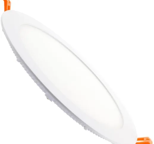 Downlight LED Circolare SuperSlim 18W Foro Ø 205 mm Bianco Caldo 2700K - 3200K 120º - Bian...