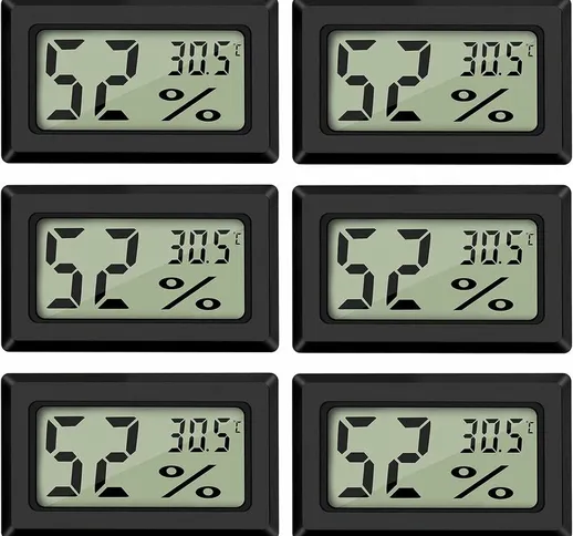 Colnk - Mini Digital lcd Termometro Igrometro Temperatura Umidità -5070℃ Termometro portat...