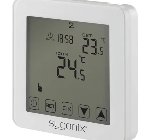 Touch 2 Termostato ambiente Da incasso Settimanale 1 fino a 70 °c - Sygonix