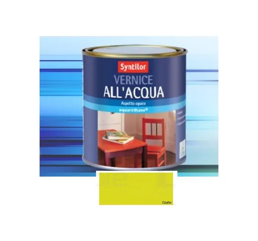 Vernice all'acqua 250ML giallo aspetto opaco - Syntilor