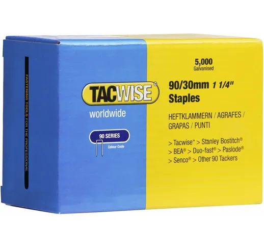 0309 Tcwise 90 Punti Sottili da 30mm Ideale per Applicazioni Semi Professionali per Fissag...