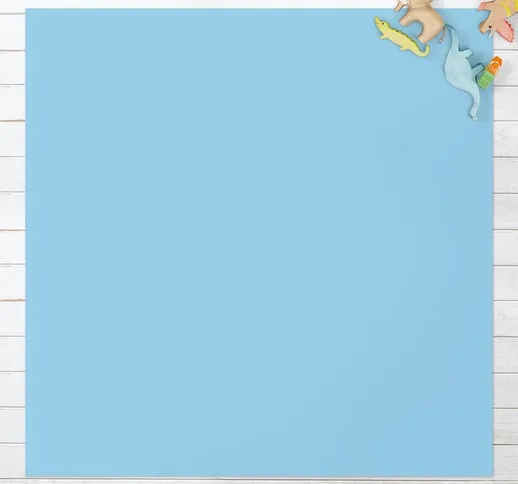 Micasia - Tappeti in vinile - Blu pastello - Quadrato 1:1 Dimensione HxL: 80cm x 80cm