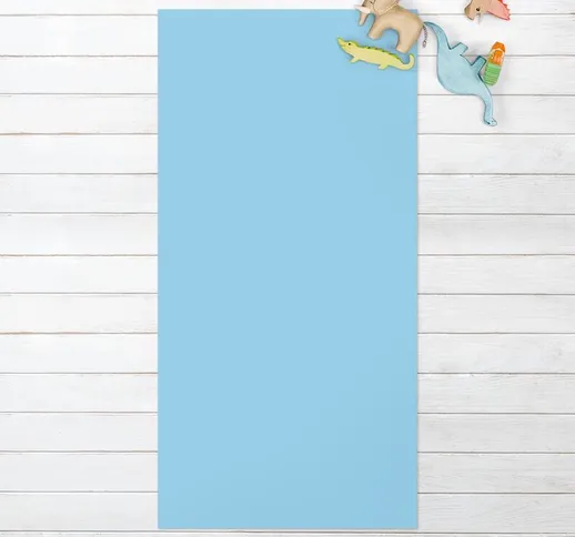 Micasia - Tappeti in vinile - Blu pastello - Verticale 2:1 Dimensione HxL: 120cm x 60cm