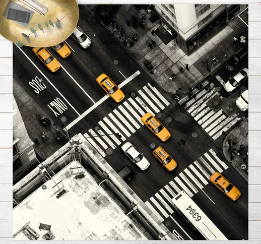 Tappeti in vinile - New York City Cabs - Quadrato 1:1 Dimensione HxL: 40cm x 40cm