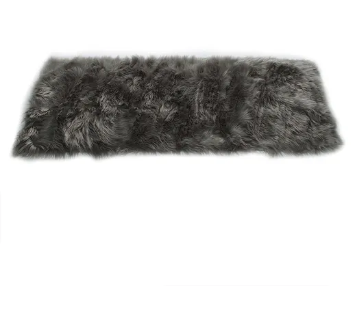 Tappetino per divano decorativo per sedia a pelo lungo in lana di montone sintetica 60 * 1...