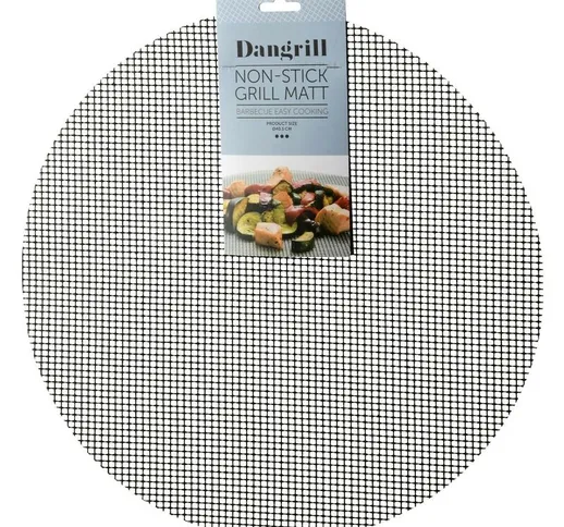 Dangrill - Tappetino per Griglia Barbecue a Rete Antiaderente